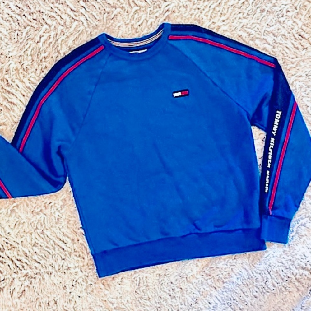 Blue Tommy Hilfiger Sweatshirt